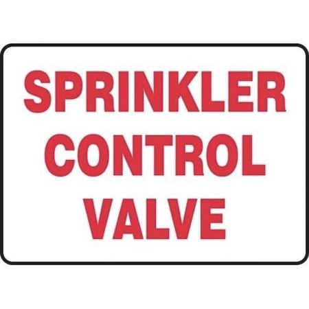 Accuform Safety Sign SPRINKLER CONTROL VALVE MFXG546XL MFXG546XL